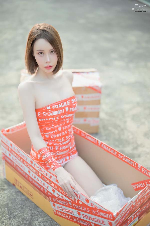 Ninew Mingko แจกวาร์ป นินิว เน็ตไอดอล ผมสั้น อกโต นางแบบ ชื่อดัง 18